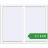 Ціноутворення Вікна 1350x1100 мм REHAU Euro 70 Білий (RAL 9016) з двох сторін. Ціна: 169.94 EUR
