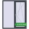 Ціноутворення Вікна 1280x1500 мм REHAU Euro 60 ANTHRACITE_GREY_STRUKTURAL з двох сторін. Ціна: 10 817.96 UAH
