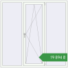 Ціноутворення Вікна 1800x1800 мм REHAU Euro 70 Білий (RAL 9016) з двох сторін. Ціна: ₴19,893.57
