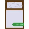 Ціноутворення Вікна 1000x1500 мм REHAU Euro 60 WALNUT з двох сторін. Ціна: 229.94 EUR