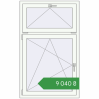 Ціноутворення Вікна 870x1420 мм REHAU Euro 70 Білий (RAL 9016) з двох сторін. Ціна: ₴9,039.77