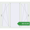 Ціноутворення Вікна 1800x1600 мм REHAU Euro 70 Білий (RAL 9016) з двох сторін. Ціна: 363.4 EUR