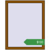 Ціноутворення Вікна 800x1000 мм REHAU Brillant-Design GOLDEN OAK з двох сторін. Ціна: $129.68