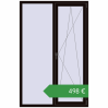 Ціноутворення Вікна 1300x2000 мм REHAU Brillant-Design BLACK_BROWN з двох сторін. Ціна: €497.95