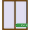 Ціноутворення Вікна 1200x1400 мм REHAU Euro 60 GOLDEN OAK з двох сторін. Ціна: ₴8,744.88
