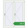 Ціноутворення Вікна 1100x1400 мм REHAU Euro 60 Білий (RAL 9016) з двох сторін. Ціна: €285.53
