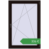 Ціноутворення Вікна 1000x1500 мм REHAU Euro 70 BLACK_BROWN з двох сторін. Ціна: €305.97