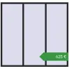 Ціноутворення Вікна 2100x2000 мм REHAU Brillant-Design BLACK_ULTI-MATT з двох сторін. Ціна: €625.08