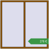 Ціноутворення Вікна 1550x1550 мм REHAU Euro 60 GOLDEN OAK з двох сторін. Ціна: €277.66