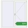 Ціноутворення Вікна 1500x1600 мм REHAU Euro 70 ANTHRACITE_GREY_STRUKTURAL ззовні. Ціна: $289.80