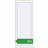 Ціноутворення Вікна 490x1290 мм REHAU Brillant-Design Білий (RAL 9016) з двох сторін. Ціна: $65.50