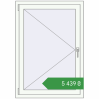 Ціноутворення Вікна 840x1200 мм REHAU Euro 60 Білий (RAL 9016) з двох сторін. Ціна: ₴5,438.99