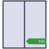 Ціноутворення Вікна 2100x2300 мм REHAU Euro 60 ANTHRACITE_GREY_STRUKTURAL з двох сторін. Ціна: $336.00