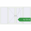 Ціноутворення Вікна 2550x1450 мм REHAU Euro 60 Білий (RAL 9016) з двох сторін. Ціна: ₴16,700.97