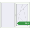 Ціноутворення Вікна 1500x1300 мм Altest Pony 375 RAL 9016 Traffic white з двох сторін. Ціна: $268.18