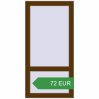 Ціноутворення Вікна 500x1000 мм REHAU Euro 60 WALNUT з двох сторін. Ціна: 72.49 EUR