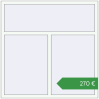 Ціноутворення Вікна 1500x1500 мм REHAU Euro 70 ANTHRACITE_GREY_STRUKTURAL ззовні. Ціна: €270.28