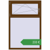 Ціноутворення Вікна 1000x1500 мм REHAU Euro 60 WALNUT з двох сторін. Ціна: €232.99