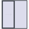 Ціноутворення Розсувні терасні двері 2250x2500 мм REHAU GENEO HST
