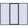 Ціноутворення Розсувні терасні двері 3000x2400 мм REHAU GENEO Похило-зсувні двері