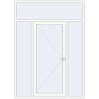Ціноутворення Вхідні двері 1800x2500 мм REHAU Т118/60 Вхідні двері, відкривання назовні