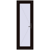 Ціноутворення Внутрішні двері 700x2050 мм REHAU Z74/60 BLACK_BROWN з двох сторін