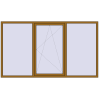 Ціноутворення Вікна 2600x1500 мм REHAU Brillant-Design LIGHT_OAK з двох сторін