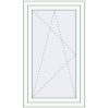 Ціноутворення Вікна 700x1200 мм REHAU SYNEGO MD Білий (RAL 9016) з двох сторін
