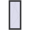 Ціноутворення Вікна 900x2000 мм REHAU Euro 70 ANTHRACITE_GREY_GLATT з двох сторін