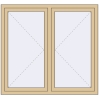 Ціноутворення Вікна 1400x1300 мм REHAU Euro 60 RAL 1014 Ivory з двох сторін