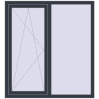 Ціноутворення Вікна 1300x1400 мм REHAU Euro 60