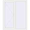 Ціноутворення Вікна 1300x1580 мм REHAU Brillant-Design Білий (RAL 9016) з двох сторін