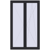 Ціноутворення Вікна 1200x2000 мм REHAU SYNEGO MD BLACK_ULTI-MATT з двох сторін