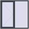 Ціноутворення Вікна 1500x1500 мм REHAU Euro 70