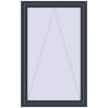 Ціноутворення Вікна 1000x1600 мм REHAU Euro 70 ANTHRACITE_GREY_STRUKTURAL ззовні