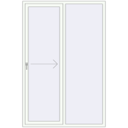 Розсувні терасні двері 1500x2200 мм REHAU SYNEGO SLIDE