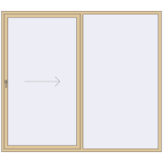 REHAU Euro 60 (Похило-зсувні) 2500x2200 мм