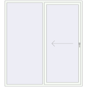 Розсувні терасні двері 2000x2200 мм REHAU Brillant 70 (Похило-зсувні)