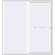 Розсувні терасні двері 2250x2500 мм REHAU GENEO HST