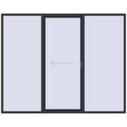 REHAU GENEO Похило-зсувні двері 3000x2400 мм