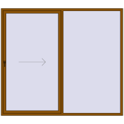 REHAU Euro 60 (Похило-зсувні) 2500x2200 мм GOLDEN OAK з двох сторін REHAU Euro 60 (Похило-зсувні) 2500x2200 мм GOLDEN OAK з двох сторін