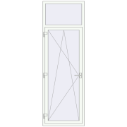 Балконні двері 800x2400 мм REHAU Euro 70 Балконні двері