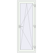 REHAU Euro 60 Балконні двері 650x1850 мм REHAU Euro 60 Балконні двері 650x1850 мм