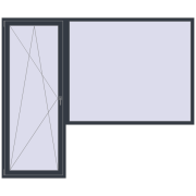 REHAU Euro 60 2700x2250 мм