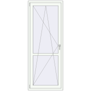 Балконні двері 800x2050 мм REHAU Euro 70