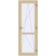 REHAU Euro 60 Балконні двері 720x2100 мм REHAU Euro 60 Балконні двері 720x2100 мм