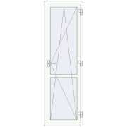 REHAU Euro 70 Балконні двері 650x2100 мм REHAU Euro 70 Балконні двері 650x2100 мм