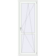 Балконні двері 750x2200 мм REHAU Euro 60