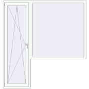 REHAU Euro 60 2000x2100 мм