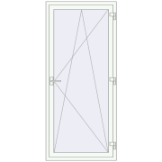 REHAU Euro 70 Балконні двері 900x2000 мм
